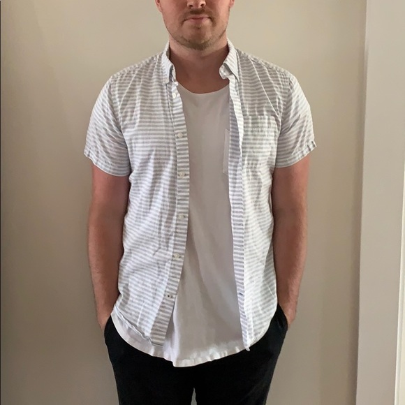 GAP Other - GAP Striped Short Sleeve Button Down Shirt GAP Other - GAP Striped Short Sleeve Button Down Shirt